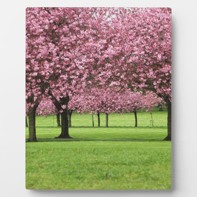 GORGEOUS CHERRY FLORAL PLAQUE (Front)