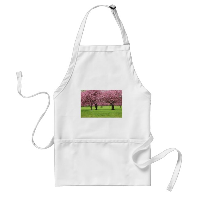 GORGEOUS CHERRY FLORAL STANDARD APRON (Front)
