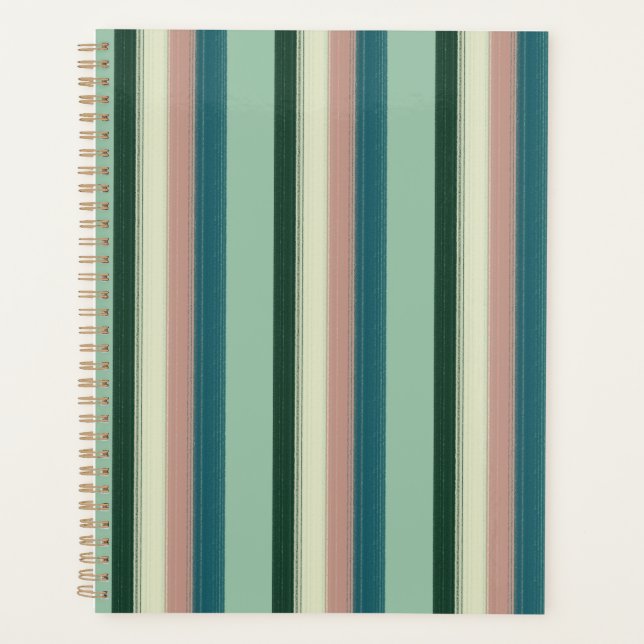 Gorgeous Chic Striped Planner (Front)
