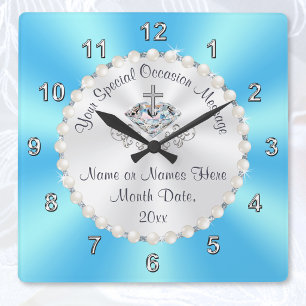 Gorgeous, Christian Wall Clocks for ANY Occasion.