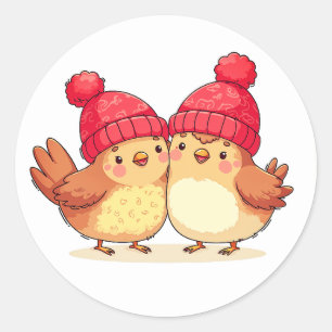 Gorgeous Christmas stickers birds