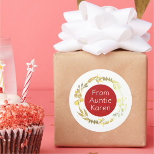 Gorgeous Christmas stickers personalized