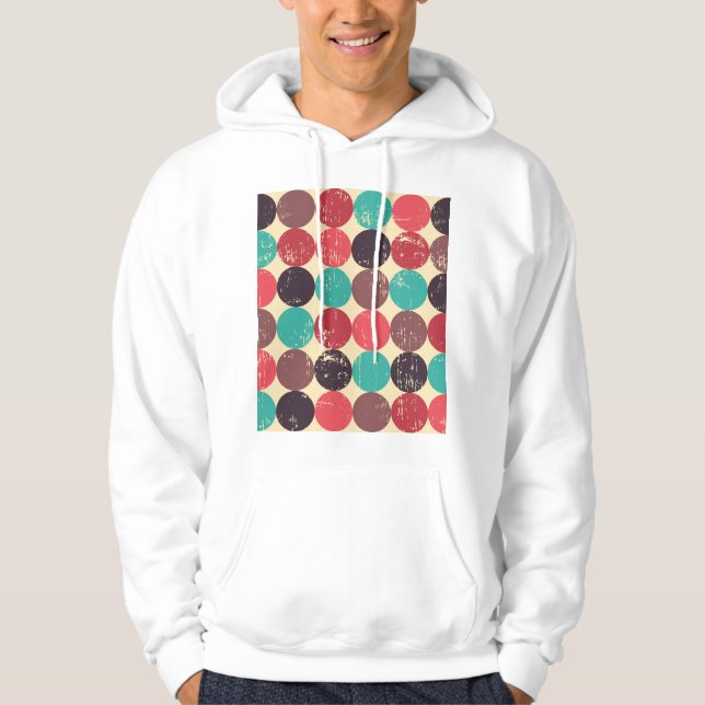 Gorgeous Circle Pattern Wallpaper Hoodie (Front)