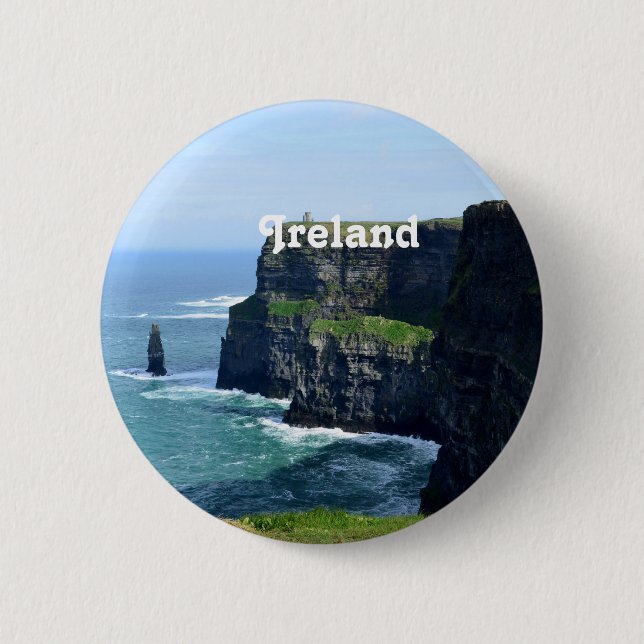 Gorgeous Cliffs of Moher 6 Cm Round Badge (Front)