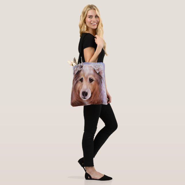 GORGEOUS COLLIE TOTE BAG (On Model)