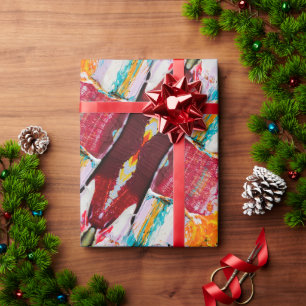 Gorgeous Colourful Abstract Painting Wrapping Pape Paper