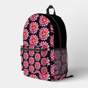Gorgeous colourful backpack, one of a kind printed backpack