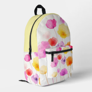 Gorgeous colourful backpack, one of a kind printed backpack