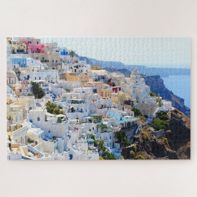 Gorgeous Colourful Greece Jigsaw Puzzle (Horizontal)