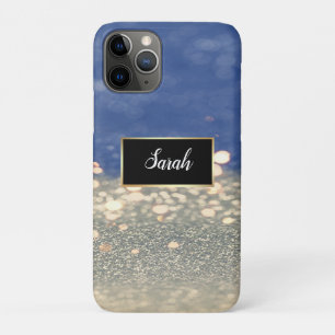 Gorgeous Cool Blue And White Sequins Case-Mate iPhone Case