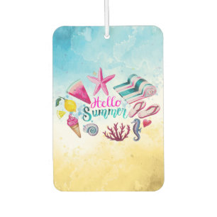Gorgeous Cool Hello Summer Car Air Freshener