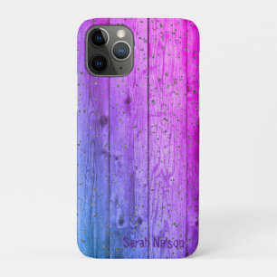 Gorgeous Cool Purple Vood Texture Case-Mate iPhone Case