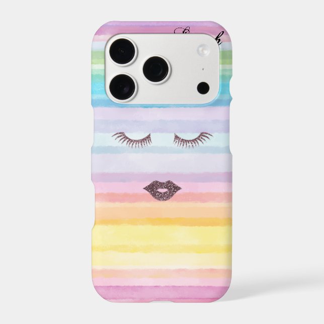 Gorgeous Cool Rainbow Faux Lashes  (Back)