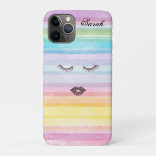 Gorgeous Cool Rainbow Faux Lashes  Case-Mate iPhone Case