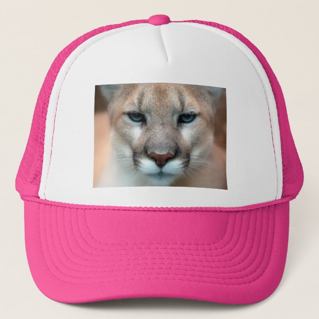 GORGEOUS COUGAR TRUCKER HAT (Front)