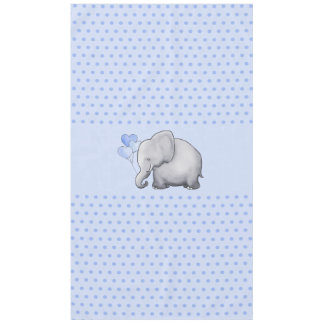 Gorgeous Cute Blue Elephants Baby Boy Nursery Tablecloth