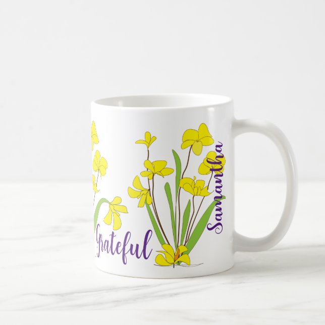 Gorgeous Daffodil Flowers Coffee Mugs (Right)