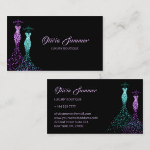Gorgeous Dresses Luxury Boutique  Business Card