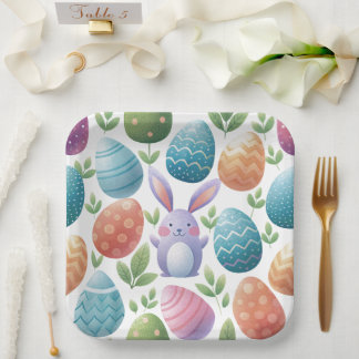 Gorgeous Easter paper plates
