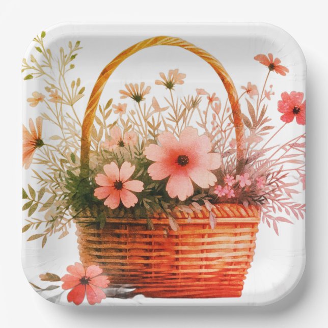 Gorgeous Easter paper plates (Front)