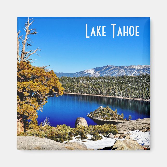 Gorgeous Emerald Bay, Lake Tahoe Magnet (Front)