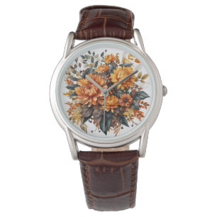 Gorgeous Fall Floral Watch