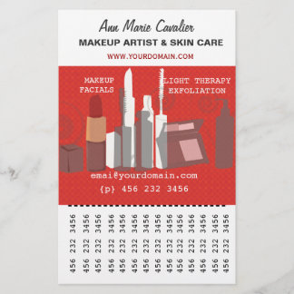 Gorgeous Fashion Beauty Makeup Artist Business Flyer
