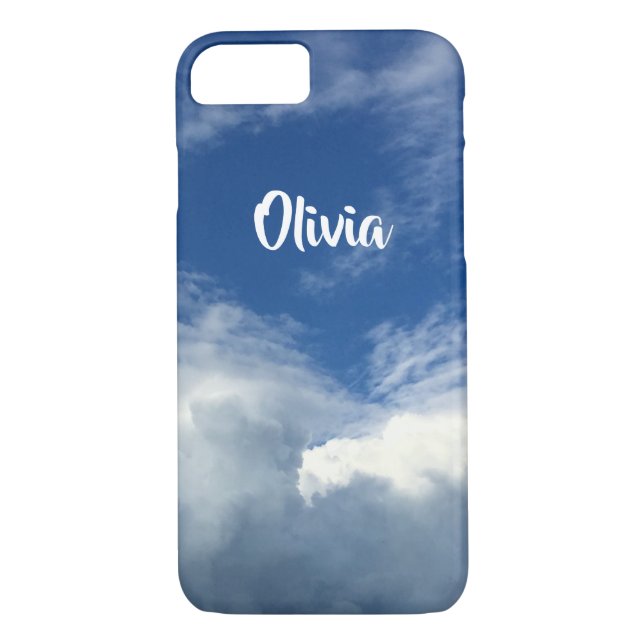 Gorgeous Fat Clouds in a Blue & White Sky, Photo Case-Mate iPhone Case (Back)