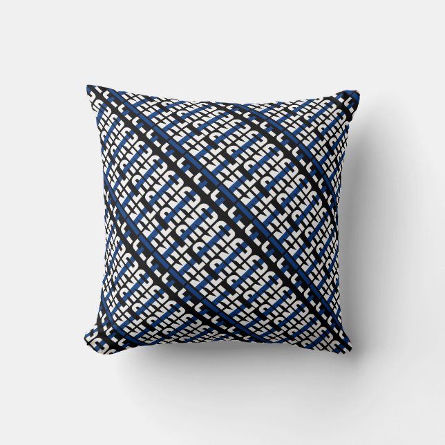 Gorgeous Finland National Flag Cushion (Front)