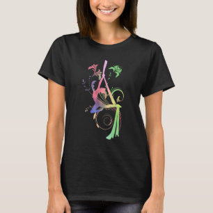 Gorgeous Floral Aerial Artist Aerial Silk And Aeri T-Shirt