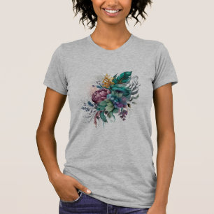 Gorgeous Floral Design Tee Shirt