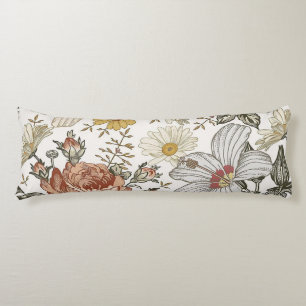 Gorgeous flowers body cushion