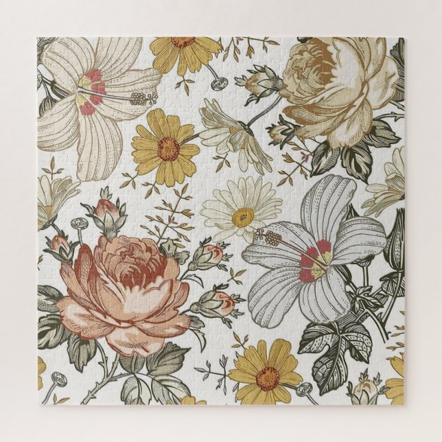 Gorgeous flowers jigsaw puzzle (Vertical)