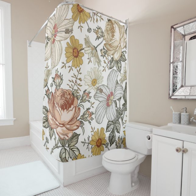 Gorgeous flowers shower curtain (In Situ)