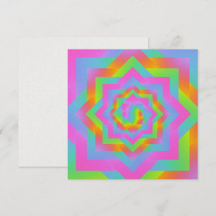Gorgeous Geometric Rainbow Card