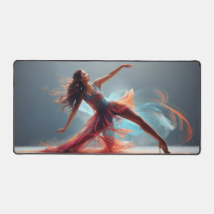 Gorgeous Girl Perform Modern Dance #2 Desk Mat
