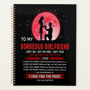 Gorgeous Girlfriend   To My Gorgeous Girlfriend Planner