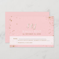 Gorgeous - Gold Pink RSVP 2