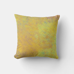 Gorgeous Golden Marbling Art Cushion