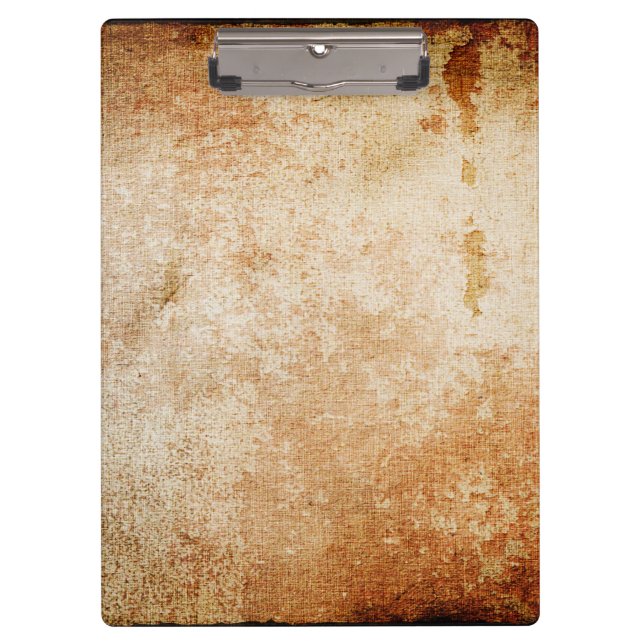 Gorgeous Grunge, Textured Boho Pattern Clipboard (Front)