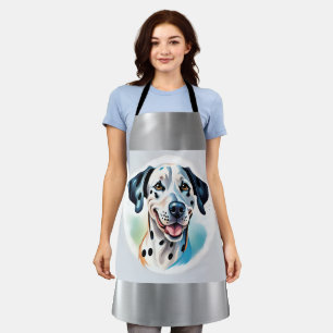 Gorgeous Happy Dalmatian Dog Pet Apron