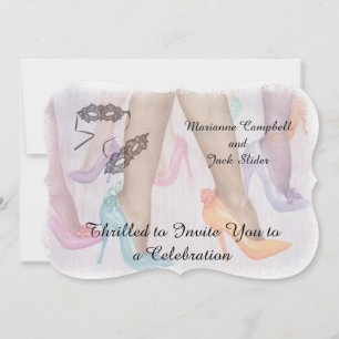 GORGEOUS HI HEELS CUSTOMIZABLE INVITATION
