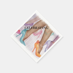 GORGEOUS HI HEELS PAPER NAPKINS