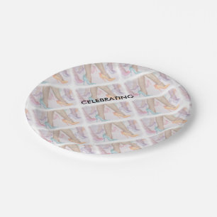 GORGEOUS HI HEELS PAPER PLATE