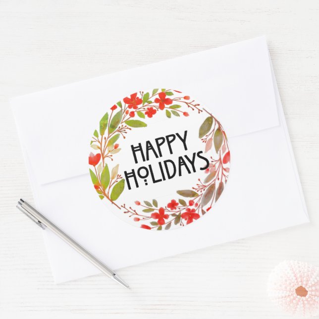 Gorgeous holiday stickers (Envelope)