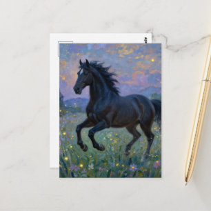 Gorgeous Horse in the Meadow Postcard