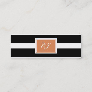 Gorgeous Initials Skinny Calling Cards