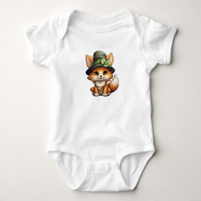 Gorgeous Little Fox Baby Bodysuit (Front)