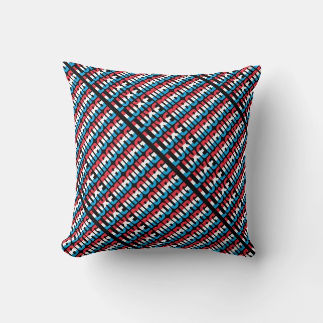 Gorgeous Luxembourg National Cushion (Front)