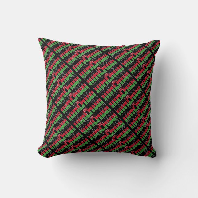 Gorgeous Malawi National Flag Cushion (Front)